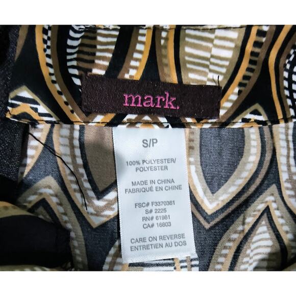 mark. Cap Sleeve Dress with Hidden Front Pleats and Front Pockets, Size SP - Picture 7 of 7